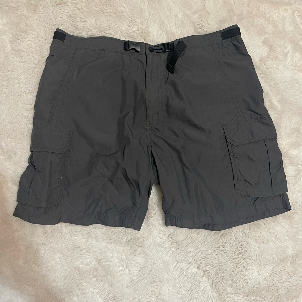 Men's Gray Cargo Shorts
